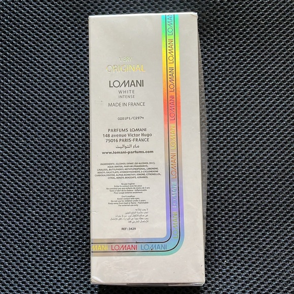 LOMANI White Intense Pour Homme Paris 100ml 3.3Fl oz - Picture 4 of 4